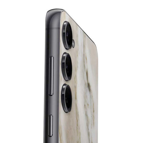 Vanilla Marble Galaxy S25 Skin